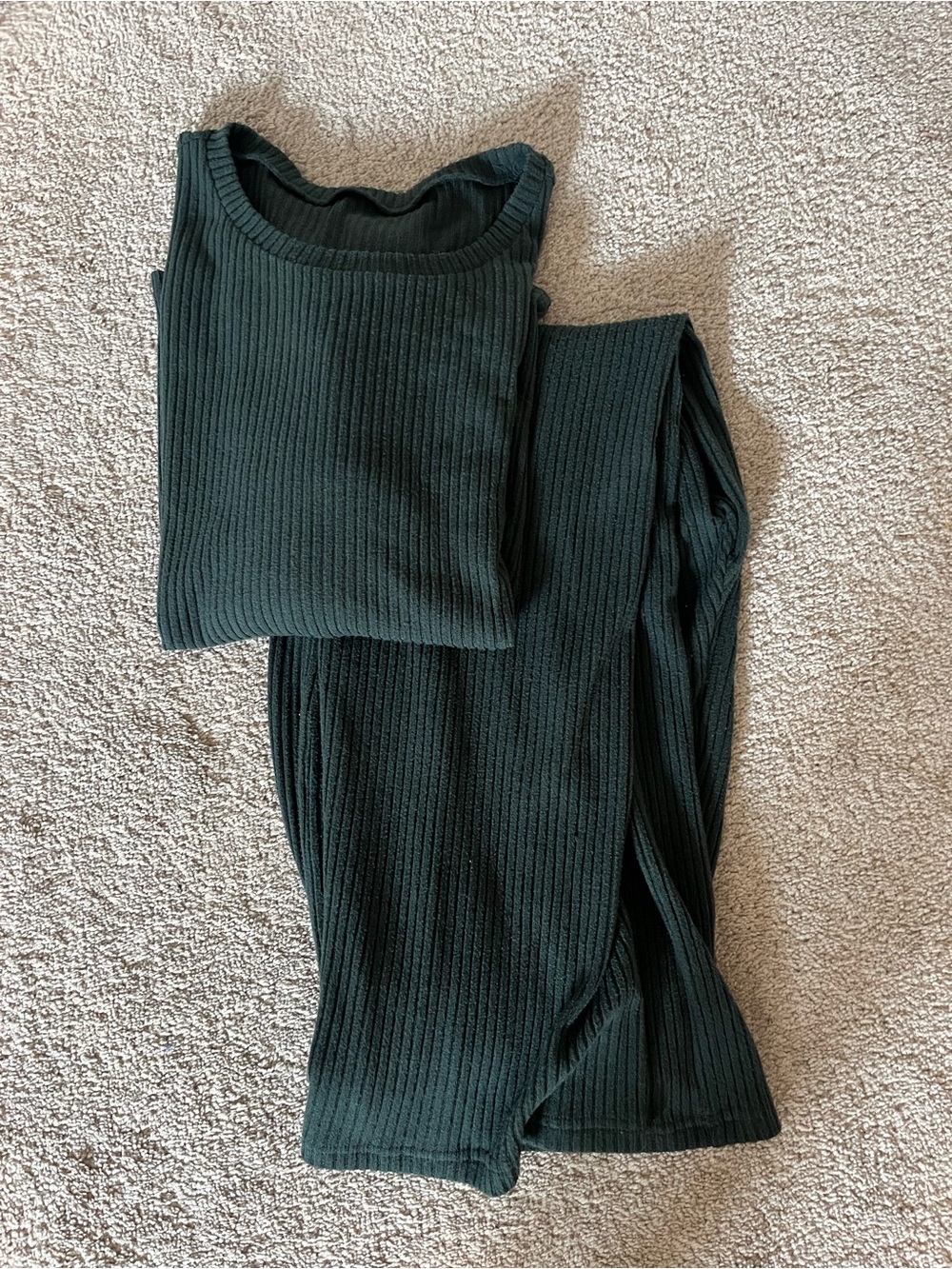Maternity and postpartum two-piece set